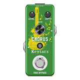 Pedal Chorus Analógico Para Guitarra Eléctrica Y Bajo,