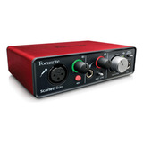 Preamplificador De Micrófono Focusrite Scarlett Solo, Con .