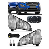 Kit Farol Milha Nova Ecosport 2017 2018 2019 2020 Bt Mod Org