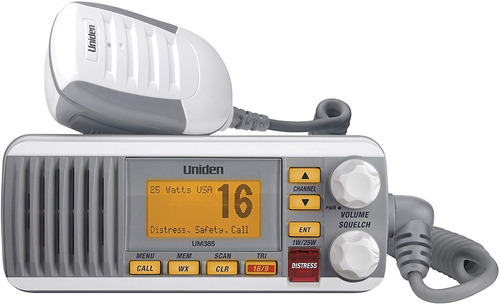 Radio Vhf Uniden Solara Marítimo Homologado Anatel Um385