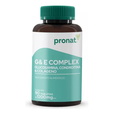 G&e Complex - Glucosamina + Colágeno (90 Tabs) Pronat Sabor Sin sabor | Meses sin interés