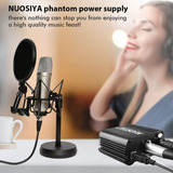 Phantom Power Supply, Nuosiya 1-channel 48v Mic Connectors W