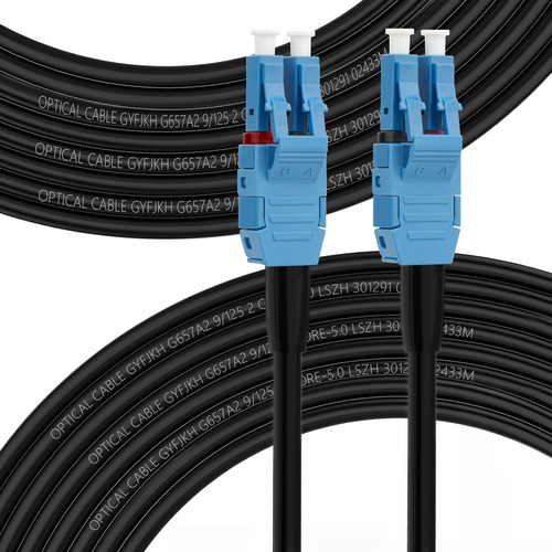 100m/328 Pies, Cable De Fibra Optica Duplex 9/125 Sm Blindad