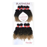 Cabelo Orgânico Platinum Black Mega Beleza 25cm 280gr