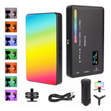 Mini Lampara Portátil De Iluminación Luz Led Para Fotografía Y Video Rgb W140 Con Tripode Y Con 359 Colores