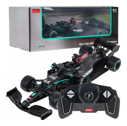 Auto De Carrera Mercedes-amg F1 W11 + Control + Stickers