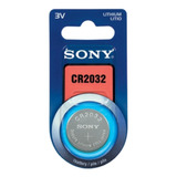 Pilha Sony Cr2032 Botão - 1 Unidade Controle Alarme Relogio