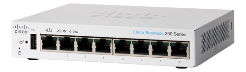 Interruptor Inteligente Cisco Business Cbs250-8t-d | 8 Puert