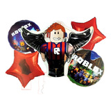 Bouquet Decoracion Kit De Globos Roblox Rojo