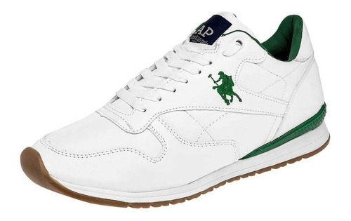 Zapato Tenis Caballero American Polo 2116 Blanco 25-29 T5