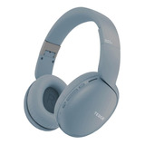 Audífonos Inalámbricos Tedge H600bt Azul Claro
