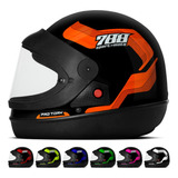 Capacete Automatico Sport Moto 788 Pro Tork Masc Femin Origi