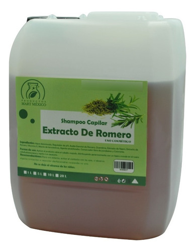  Productos Mart Mexico Shampoo Shampoo De Romero En Garrafa 20 Litros De 20000ml De 20000g Por 1 Unidad