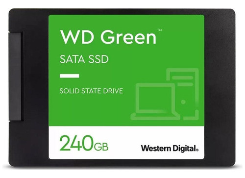 Disco Sólido Interno Western Digital Wd Green Wds240g3g0a 240gb Preto Original E Lacrado