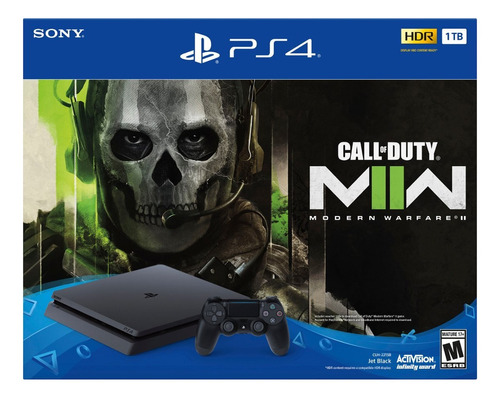 Sony Playstation 4 Slim 1tb Bundle Call Of Duty Mw2 