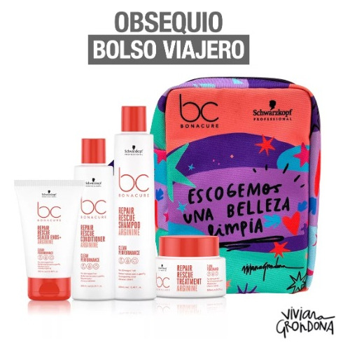 Kit Bonacure Repair Rescue 4 Productos