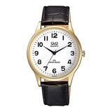 Reloj Hombre Qyq Qyq C214j104y Cuero Para Caballero+ Estuche