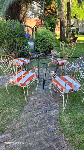 Juego De Sillones De Hierro Para Jardin