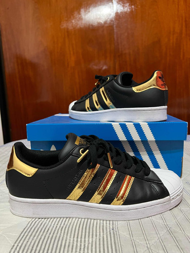 Zapatillas adidas Originals Superstar Punta Metálica Dorado