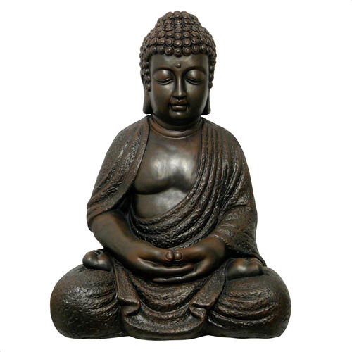 Imagen Decorativa Buda Gigante Meditando 65cm Importado