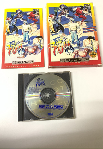 Final Fight Sega Cd Jogo 100% Original Completo Longbox