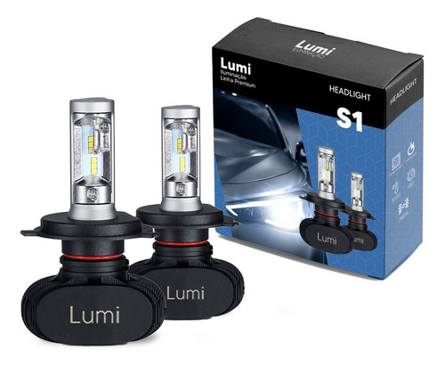 Kit Farol Lampada Super Ultra Led Csp S1 82w Dc9-48v 6000k