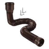 Calha De Chuva Downspout Extensão Downspout Extensor Marrom