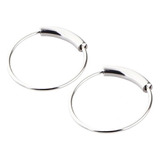 3 Paquete De 2-6 2 Aros Para La Nariz, Aro 8 Mm De Plata