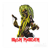 Adesivo Resinado 3d Iron Maiden Killers Heavy Metal 