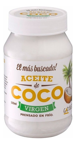 Aceite De Coco Virgen God Bless You 500 Ml