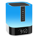 Reloj Despertador Con Altavoz Bluetooth Con Luz Nocturna Par