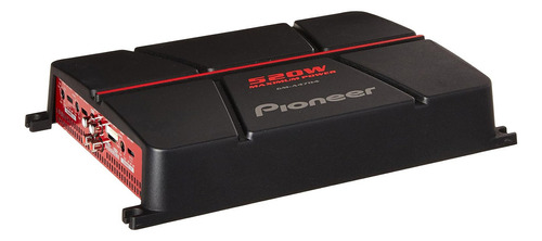 Pioneer Gm-a4704 4-channel Bridgeable Amplifier,black/red
