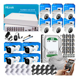 Cámaras Seguridad Kit 1080 Hilook Dvr 16 Ch + 10 Cam + Dd 2t