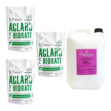 Kit 3 Polvo Decolorante Issue Blanc Nature + Oxidante 5lts 