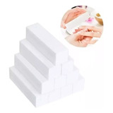 Block Blanco Lima Pulidor De Uñas X3 Buffer Esculpidas