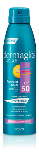 Protector Solar Dermaglos Fps50 Spray Continuo X 170ml