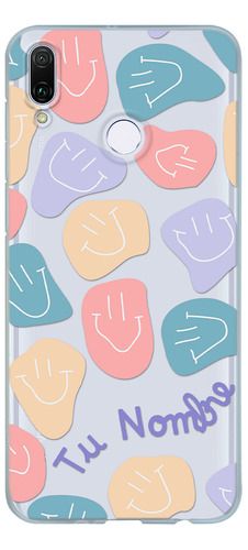 Funda Para Huawei  Happy Faces Para Mujer Tu Nombre