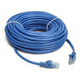 Cabo De Rede Internet 10 Metros Lan Cripado Rj45 Cat5e Azul