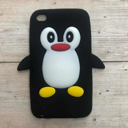 Funda Silicona 3d Pinguino Para iPod Touch 4 Apple