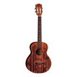 Luna Henna Dragon Mahogany Barítono Ukelele - Natural