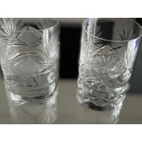 Vasos De Whisky X 2 Cristal Tallado Precio De Cada Una