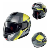 Casco Nolan N90-3 Gris/ama Brillante Lente Y Pinlock Xl