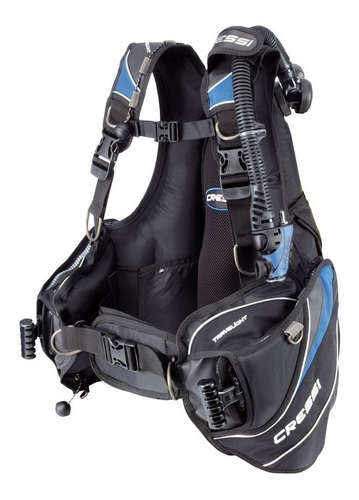 Chaleco Cressi Bcd Travelight Negro/azul Para Buceo