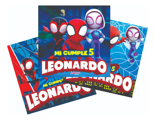 Lona Decorativa Spiderman Spidey Y Sus Amigos 1.50mtx1.50mt