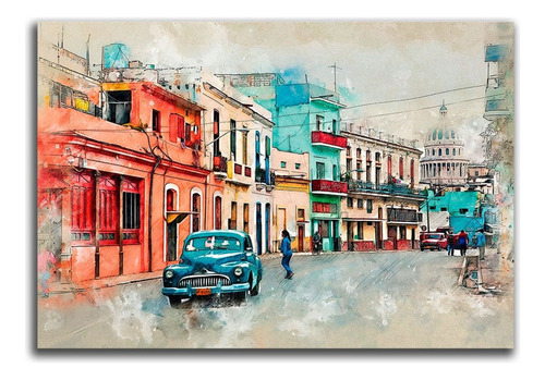 Cuadro Calle Cuba Xl