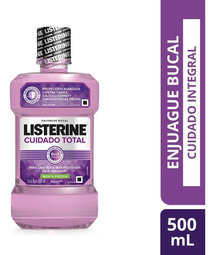 Enjuague Bucal Listerine Cuidado Total 500ml