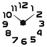 Reloj De Pared  Tamaño Pequeño Color Negro 