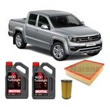 Kit 2 Filtros Volkswagen Amarok Y Motul 10w40 X8