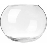 Aquário Vaso De Vidro Transparente Redondo - 9,8l