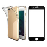 Carcasa Para iPhone 8 Plus + Mica Lamina Vidrio Completa